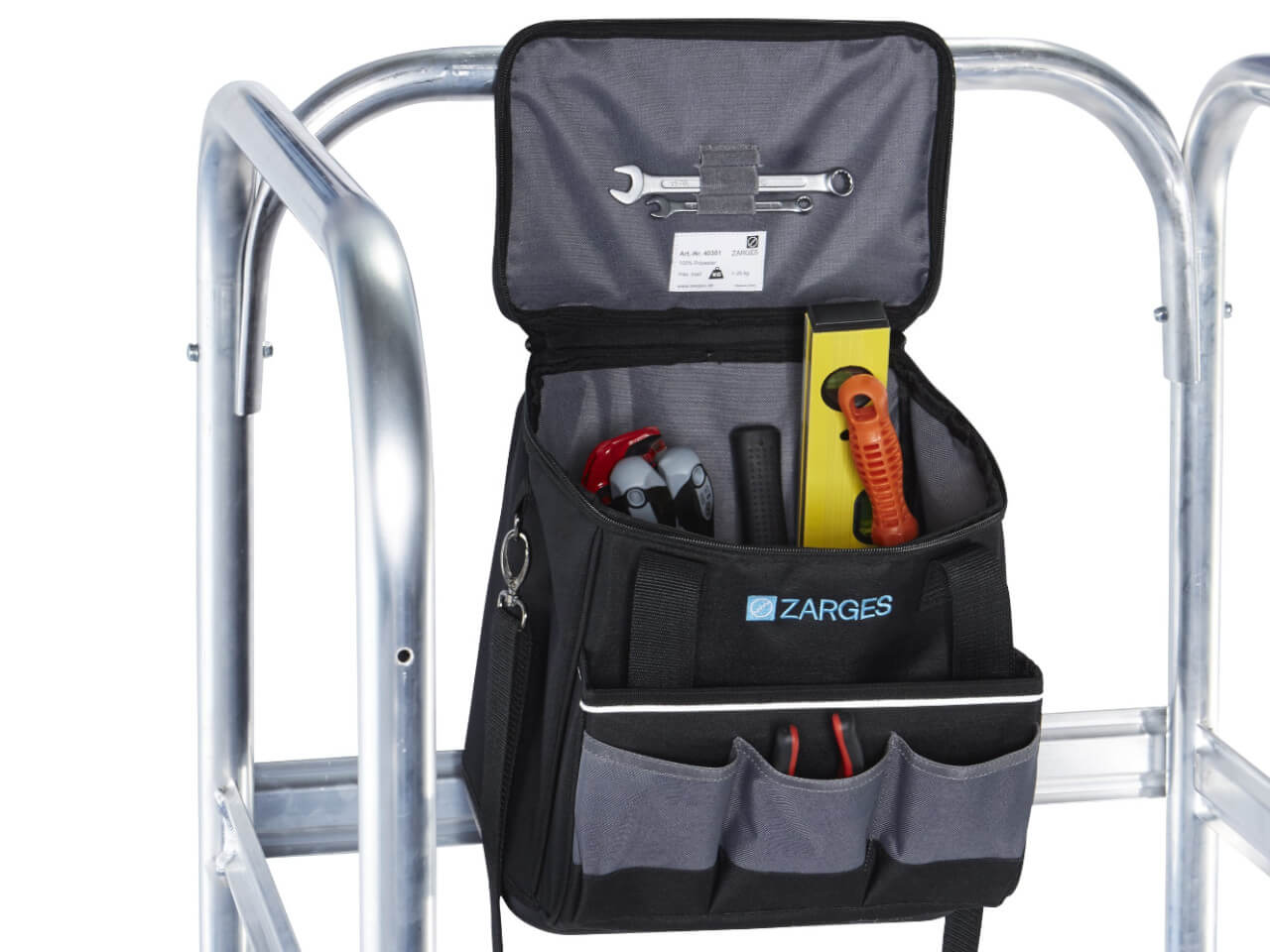 40301 zarges werkzeugtasche fuer werkzeuge und kleinmaterial bis maximal 15 kg