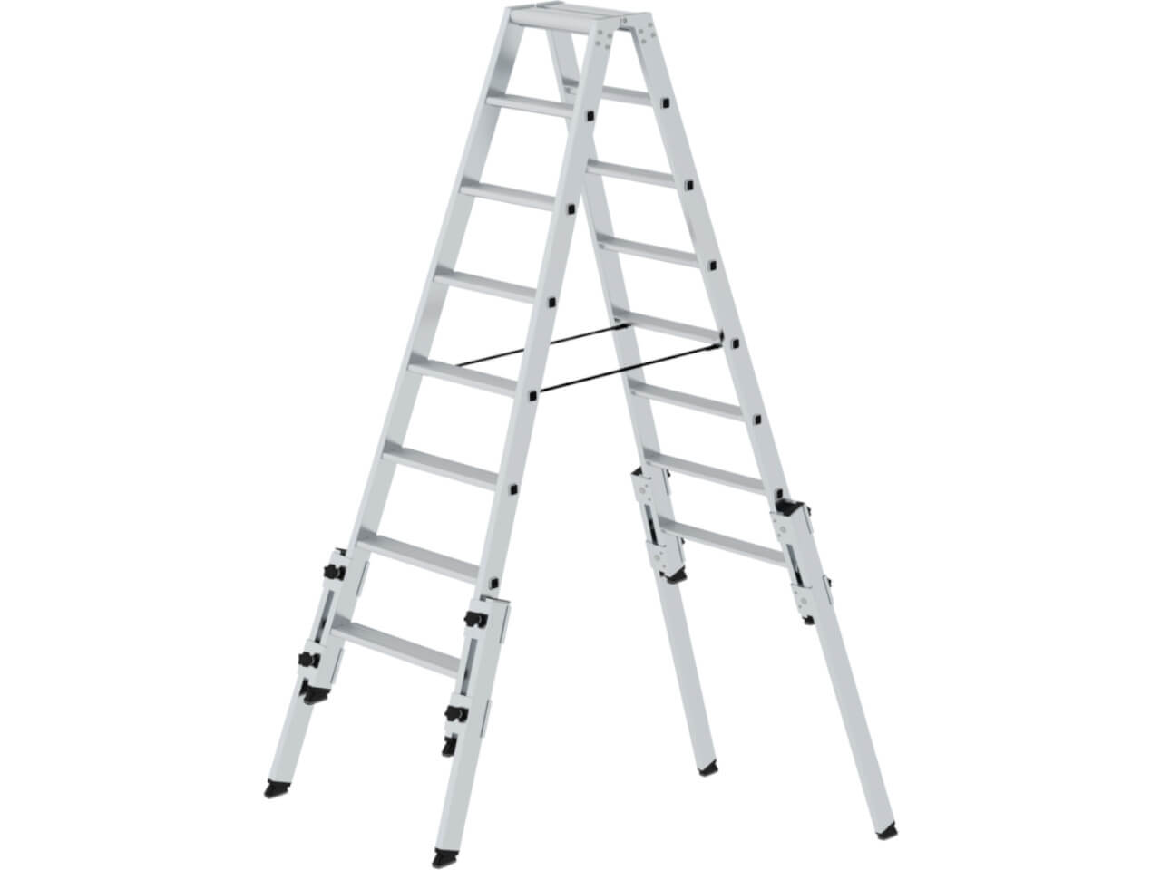 42716 munk stehleiter mit 8 stufen - passend fuer eine treppe